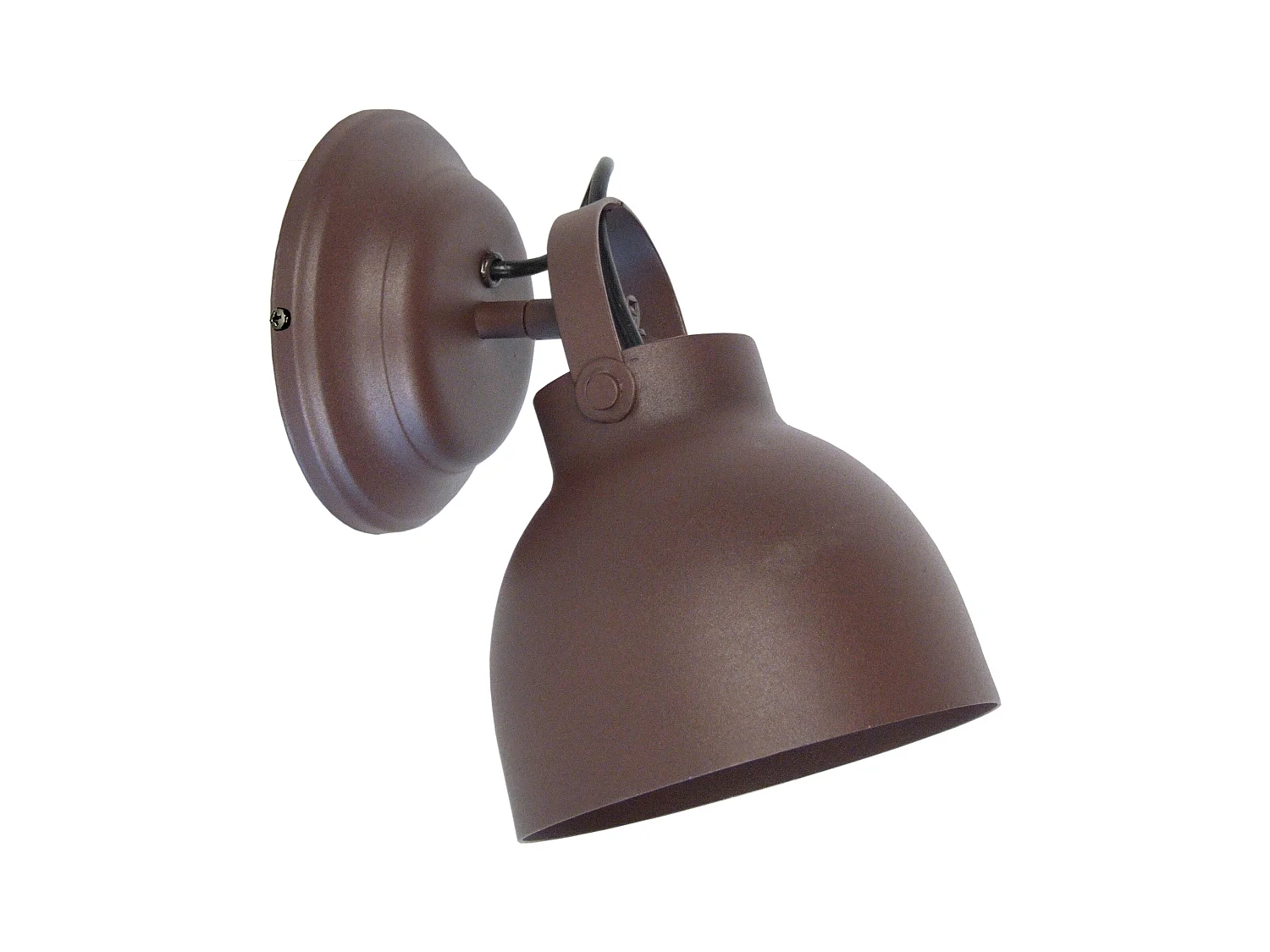 Applique TOSEL ,métal,Marron,H13xD18xP15cm
