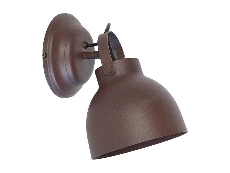 Applique TOSEL ,métal,Marron,H13xD18xP15cm