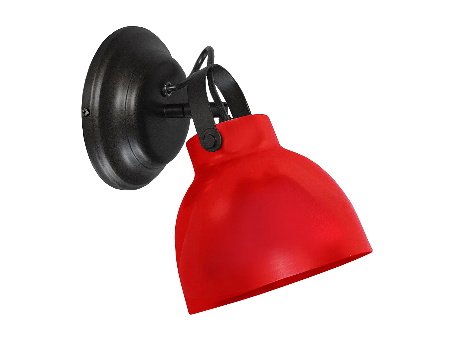 Aplique TOSEL ,metal,Negro , A16xD22xP 21cm