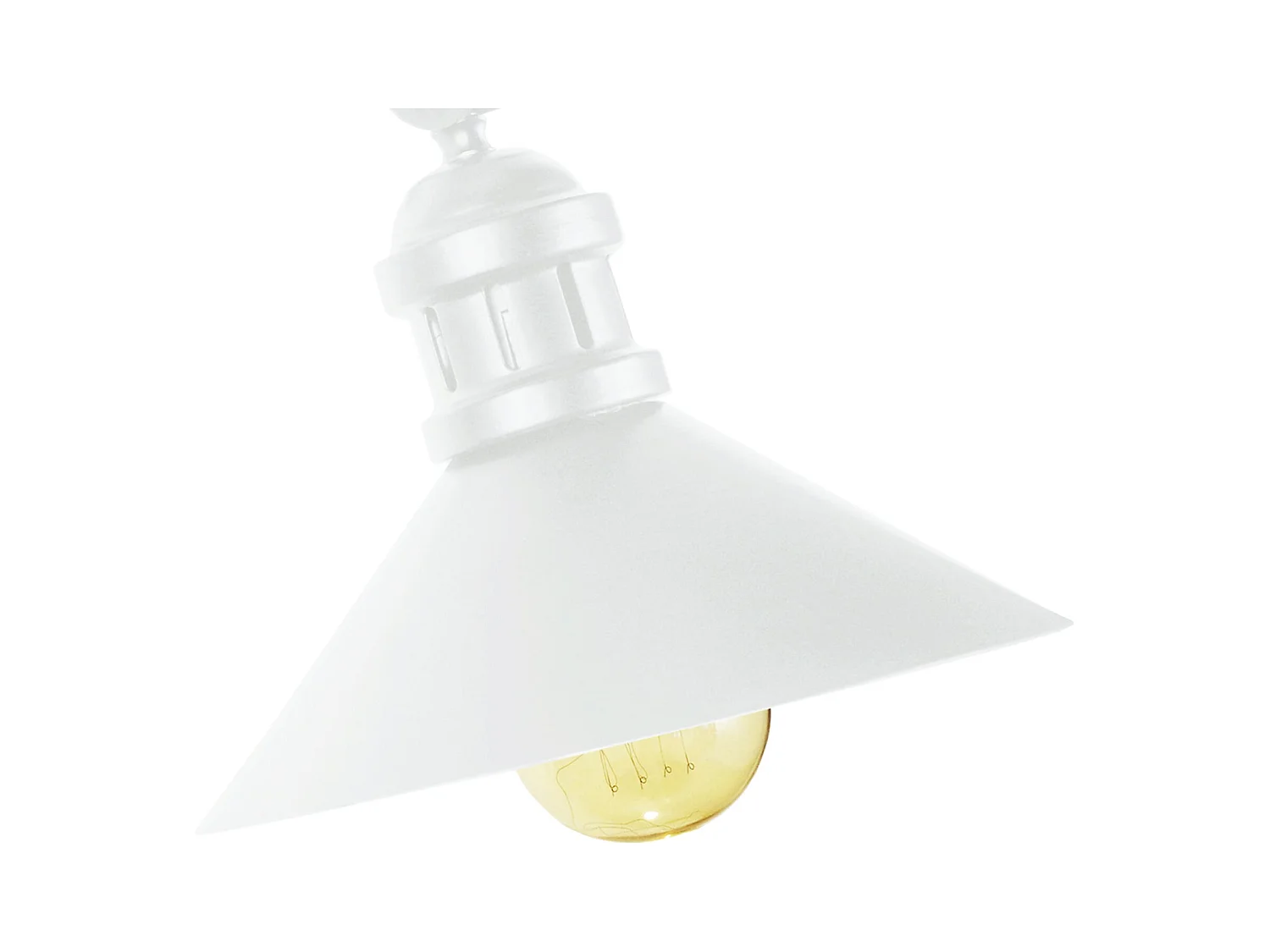 Aplique TOSEL ,metal,Blanco,A40xD20xP40cm