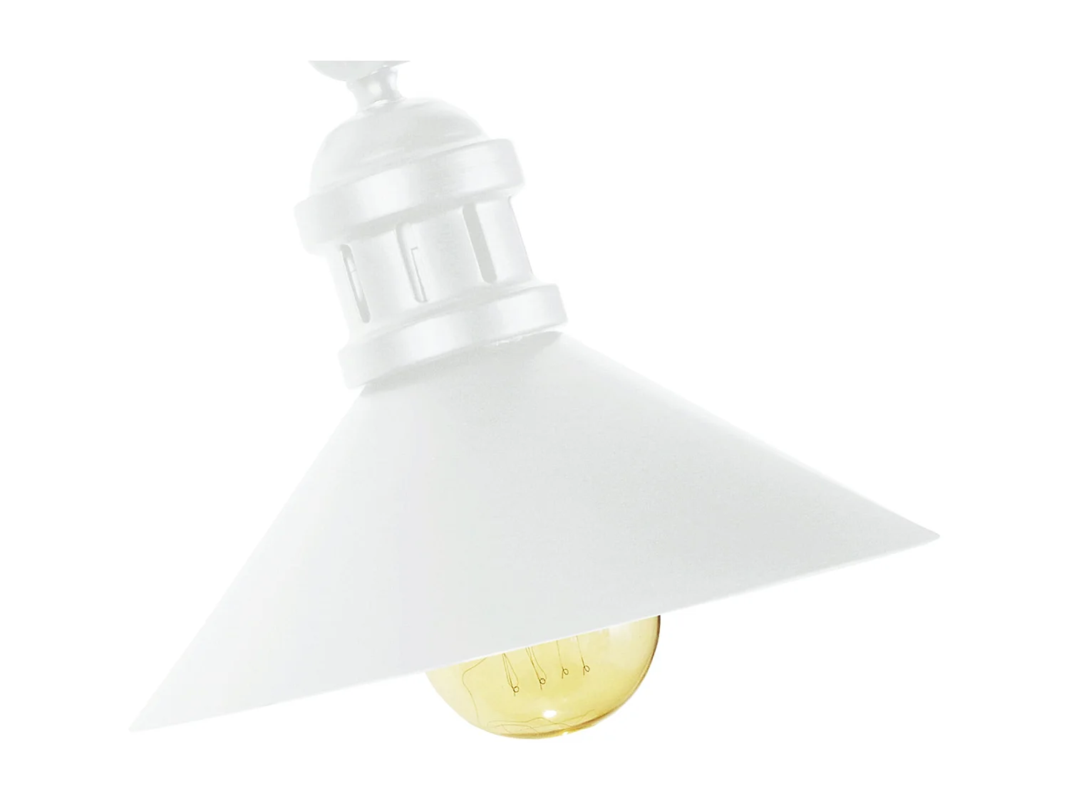 Aplique TOSEL ,metal,Blanco,A40xD20xP40cm