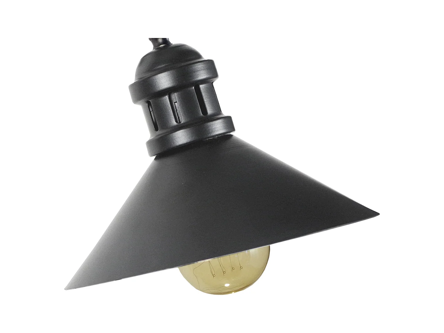 Aplique TOSEL OLDHAM A metal articulado antracite D37 x  H19  cm