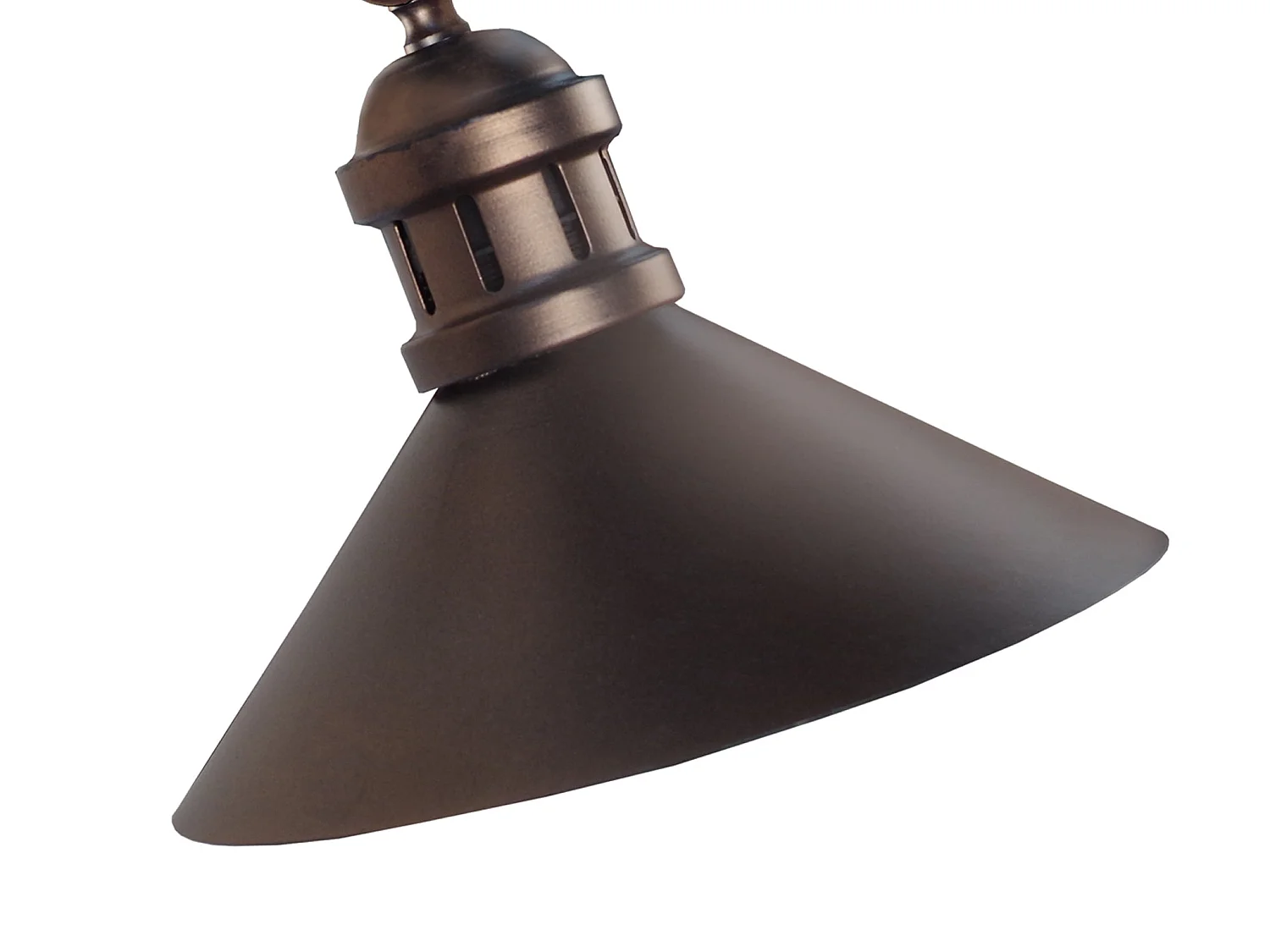 Lampada da parete  brazo articolato OLDHAM A bronzo D'24,5cm