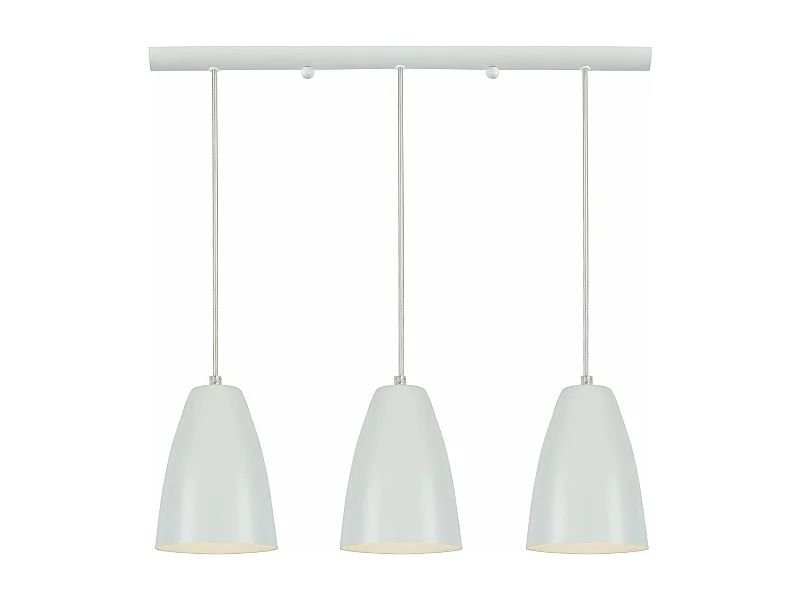 Suspensão TOSEL  LARSEN metal cônico madeira D17 x  H85  cm