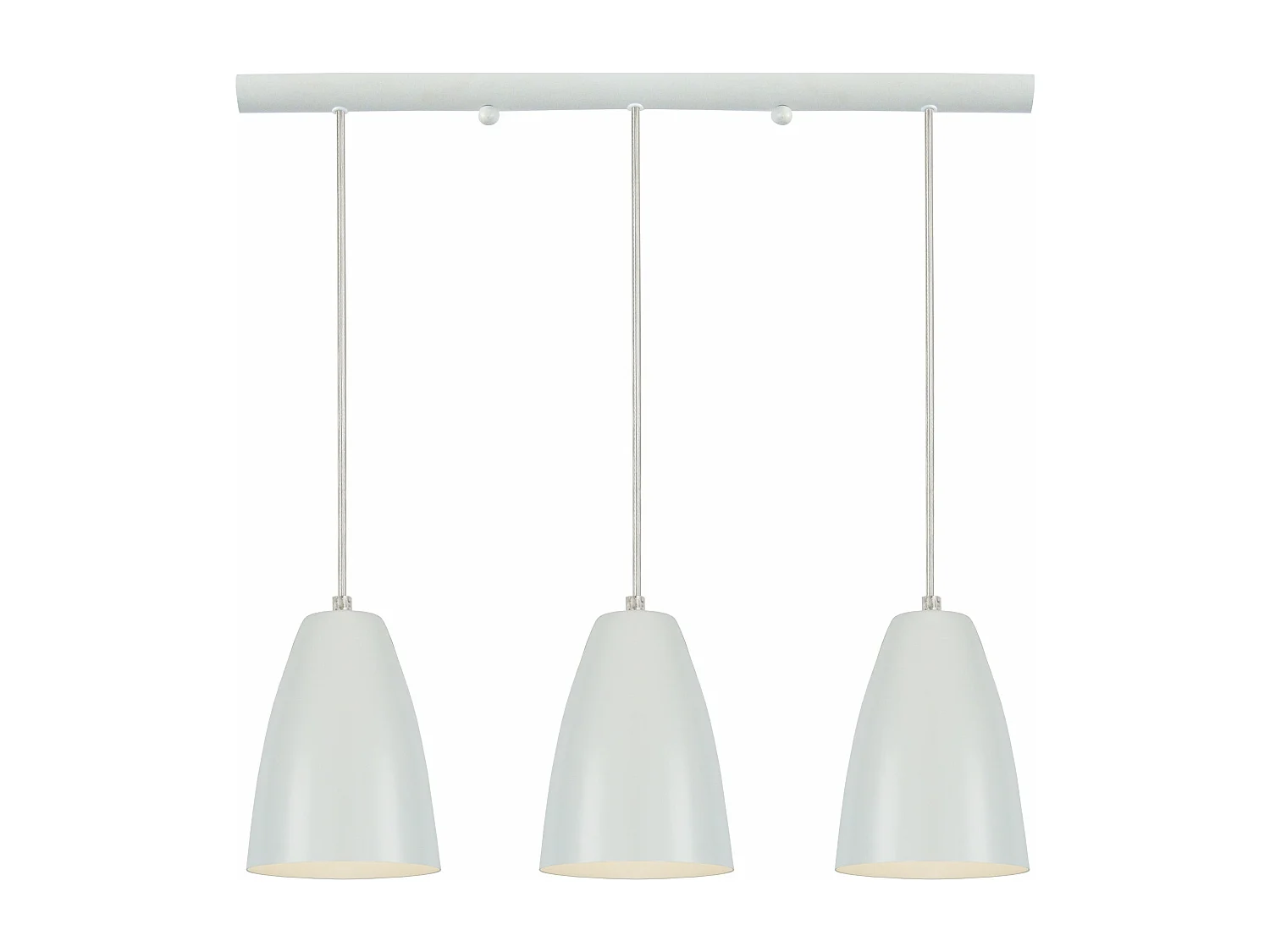 Suspensão TOSEL  LARSEN metal cônico madeira D17 x  H85  cm