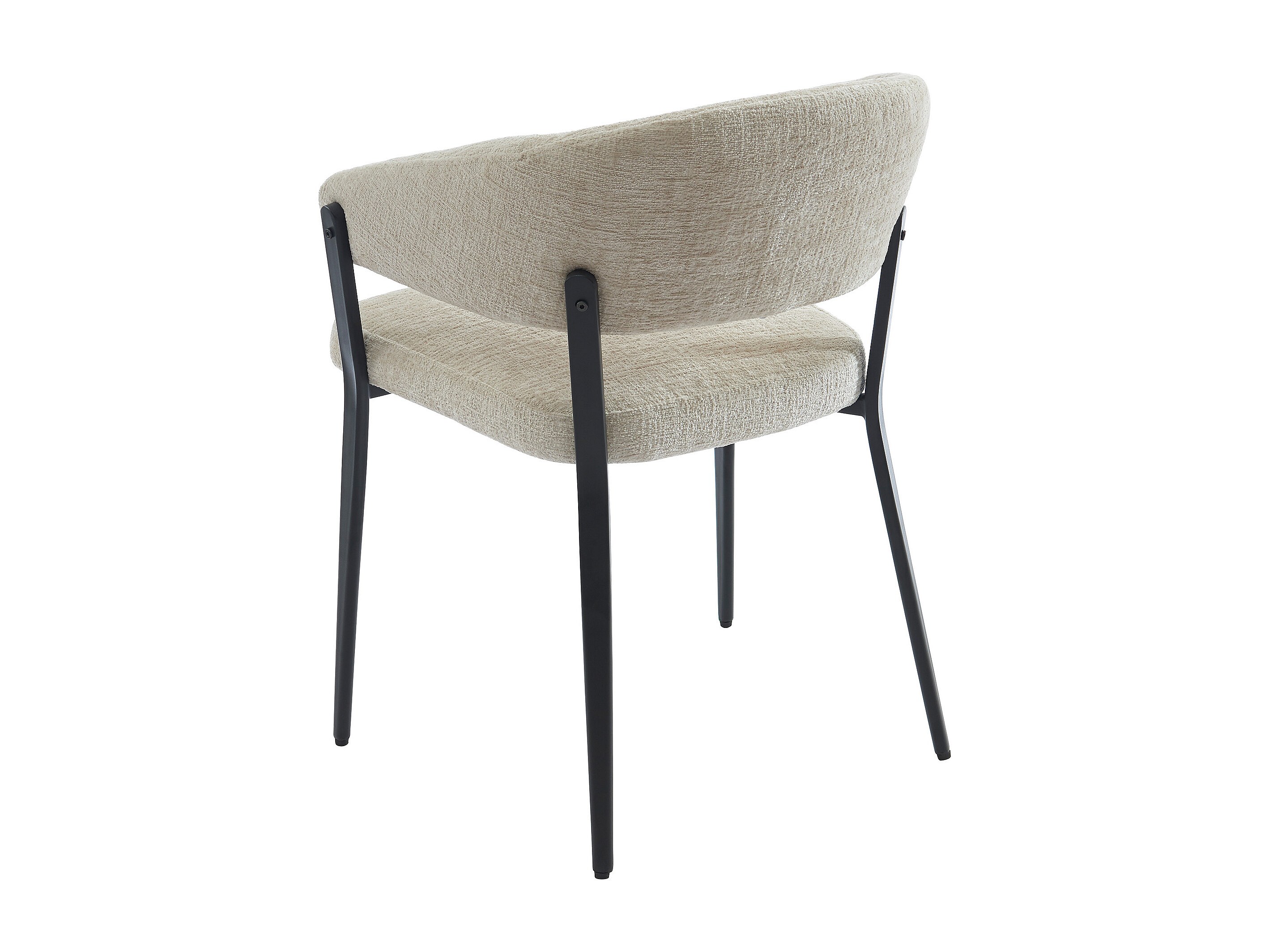Lot De 2 Ou 4 Housses De Chaise Avec Accoudoirs - Tissu Jacquard Élastique - Lavable - Gris Clair