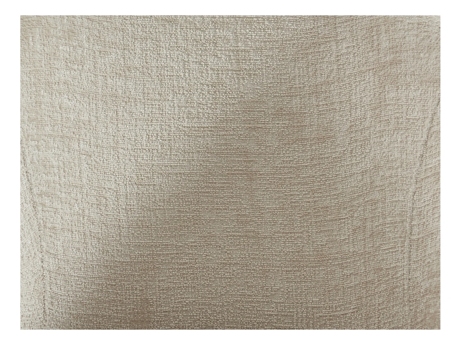 Lot de 2 chaises en tissu et métal doré - Beige - LUXIVA de Pascal Morabito