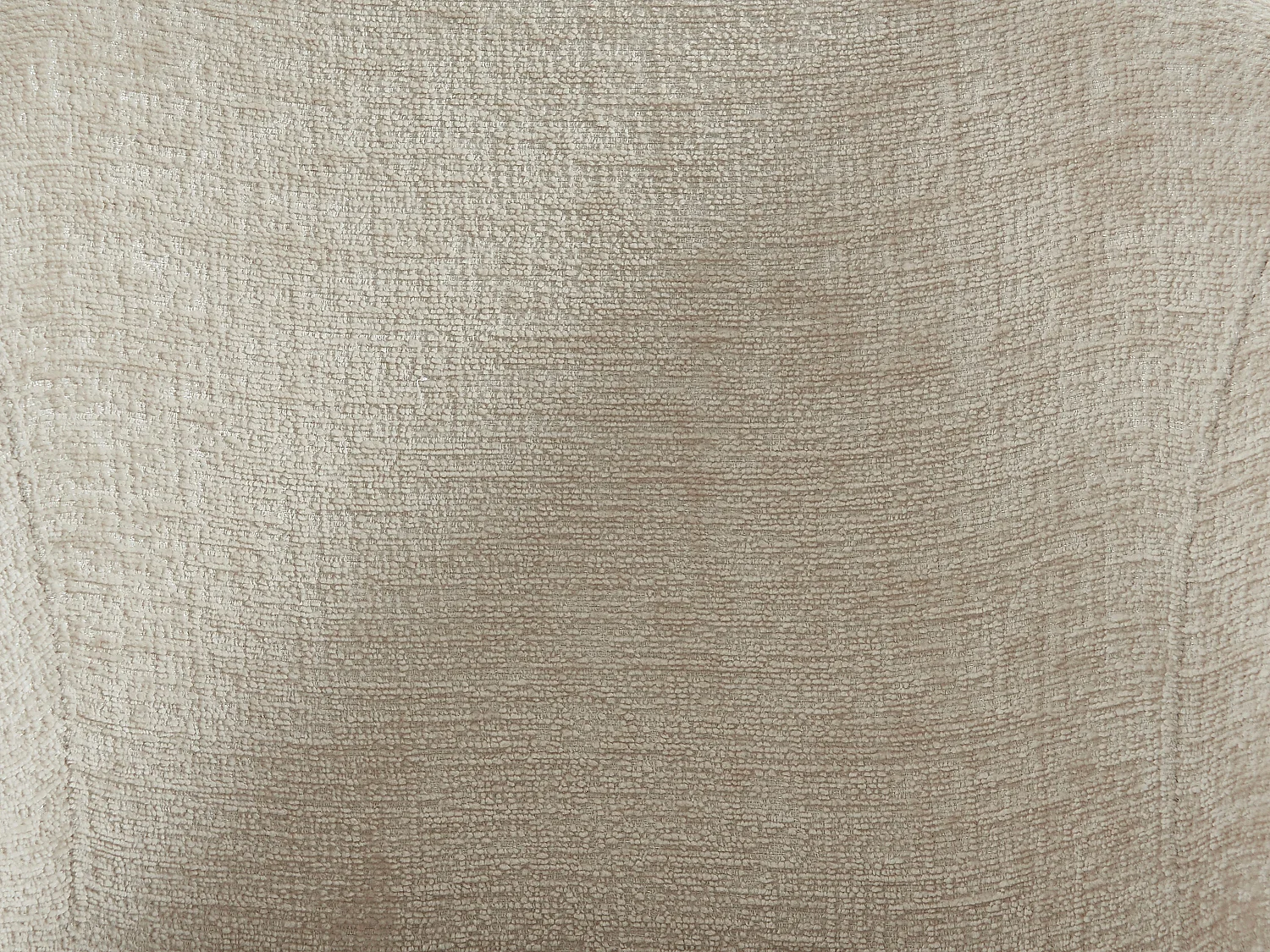 Lot de 2 chaises en tissu et métal doré - Beige - LUXIVA de Pascal Morabito