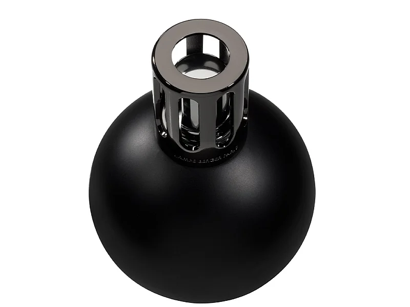 Lampe boule noire mat