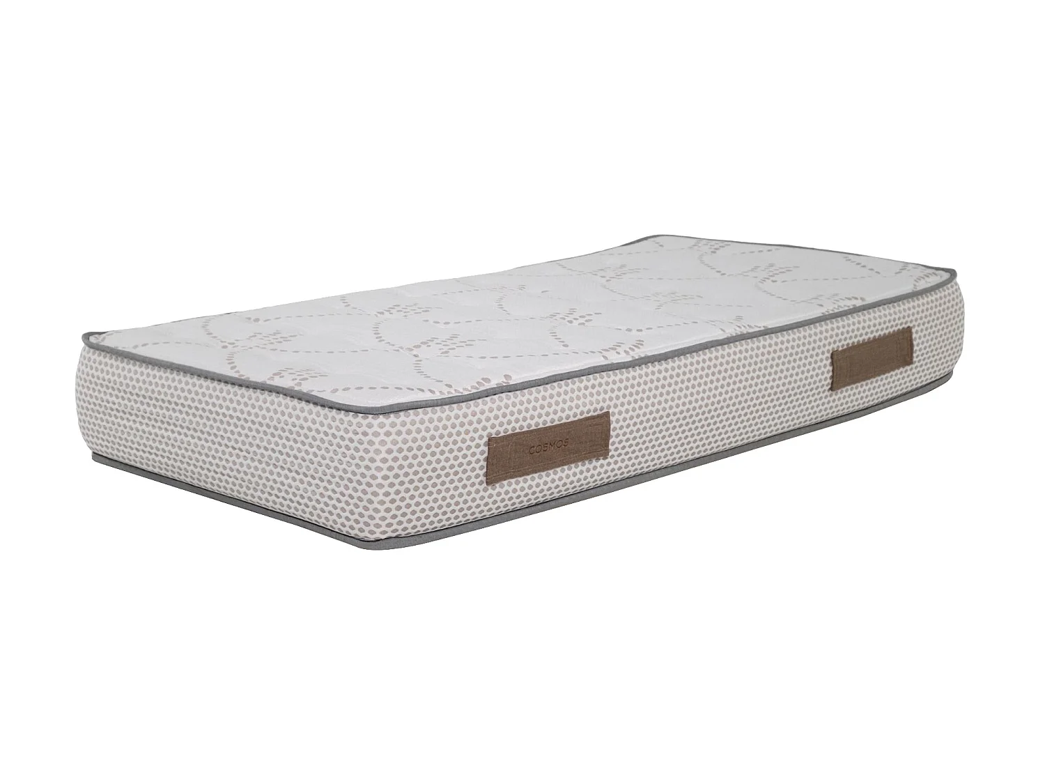 Ensemble Matelas mousse Cosmos White - 90x190cm - accueil mémoire de forme et Sommier kit chêne