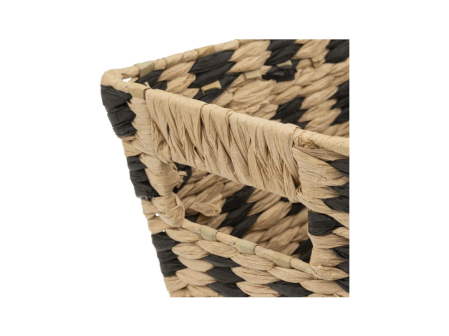 Panier de Rangement "Terre Inconnue" 15x31cm Beige