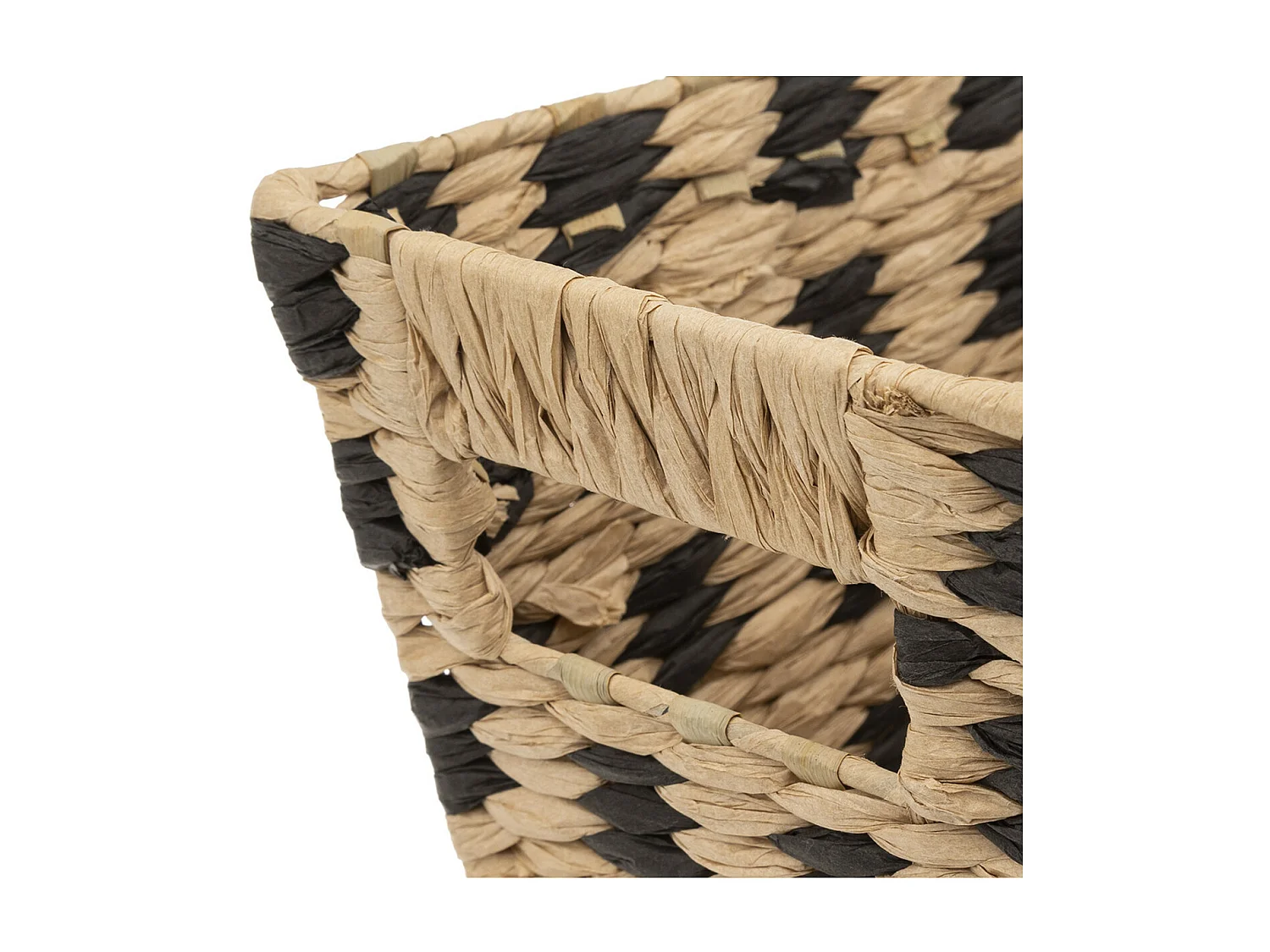 Panier de Rangement "Terre Inconnue" 15x31cm Beige
