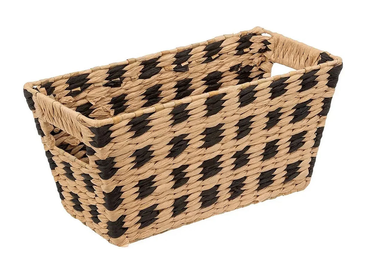 Panier de Rangement "Terre Inconnue" 15x31cm Beige