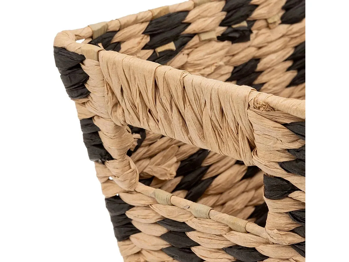 Panier de Rangement "Terre Inconnue" 15x31cm Beige