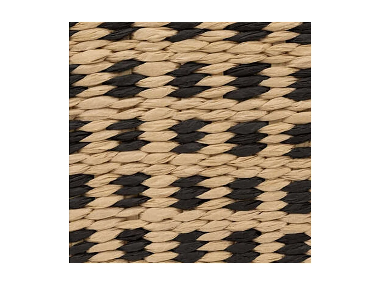 Panier Carré Déco "Terre Inconnue" 31x31cm Beige