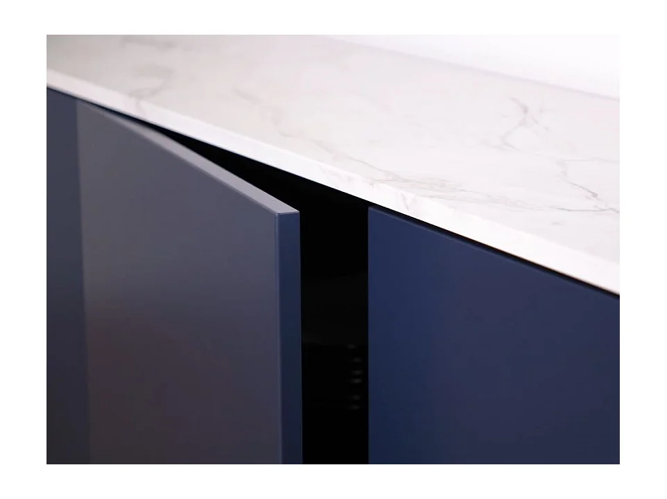 Mueble de baño suspendido antracita con lavabo encastrable - 120 cm - YANGRA