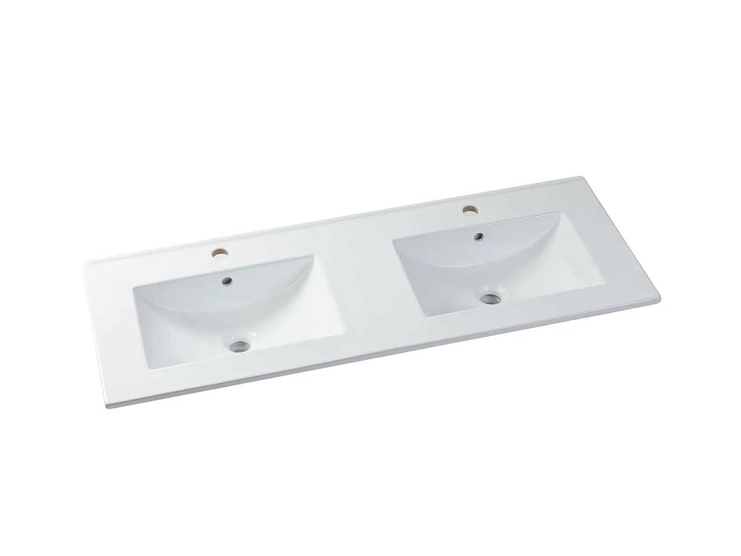 Meuble de salle de bain suspendu anthracite avec vasque à encastrer - 120 cm - YANGRA