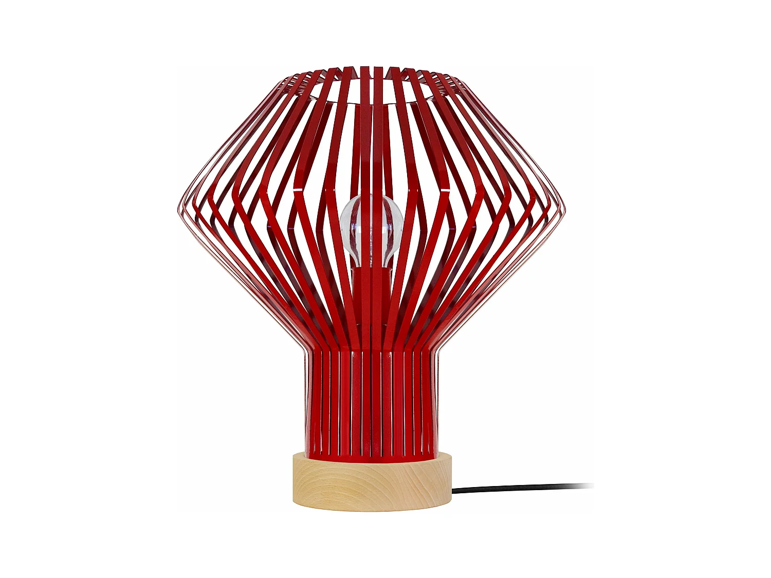 Abajur TOSEL SKARA tecido coluna verruga D30 x  H52  cm