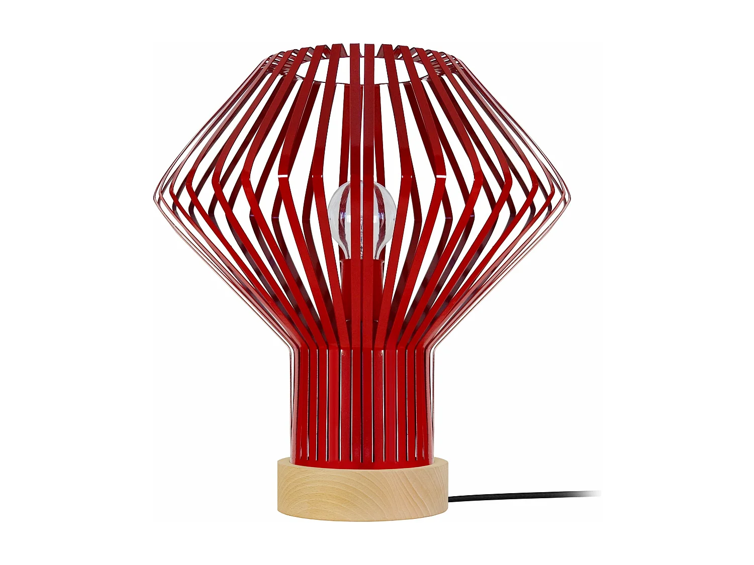 Abajur TOSEL SKARA tecido coluna verruga D30 x  H52  cm