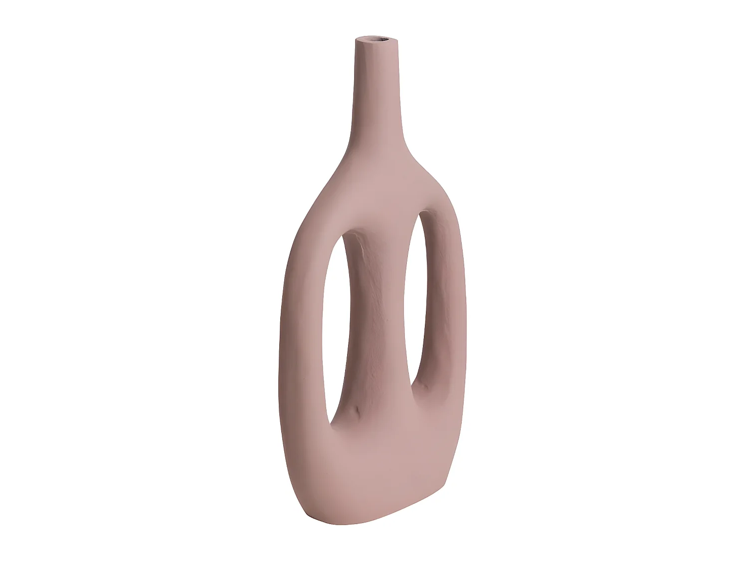 Vase soliflore rose en aluminium Pivoine