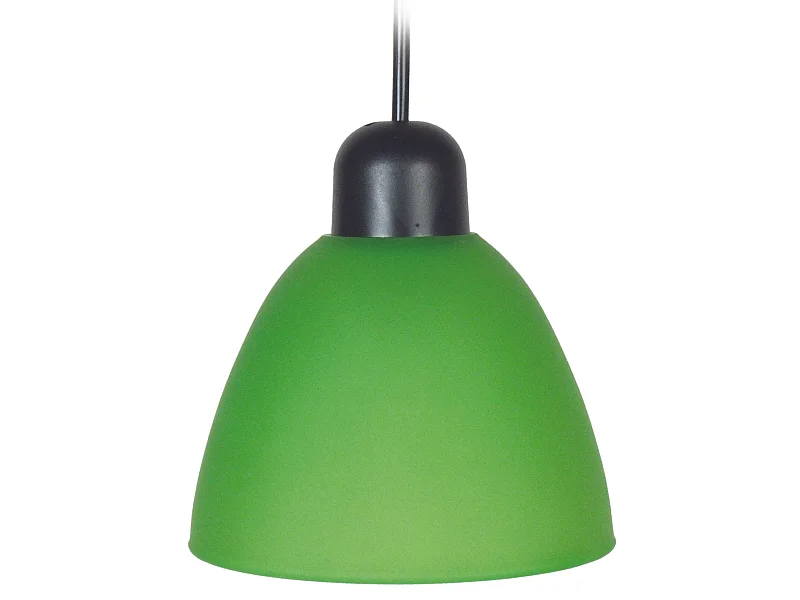 Suspensão TOSEL  BELGICA vidro Sino rosa D17,5 x  H80  cm