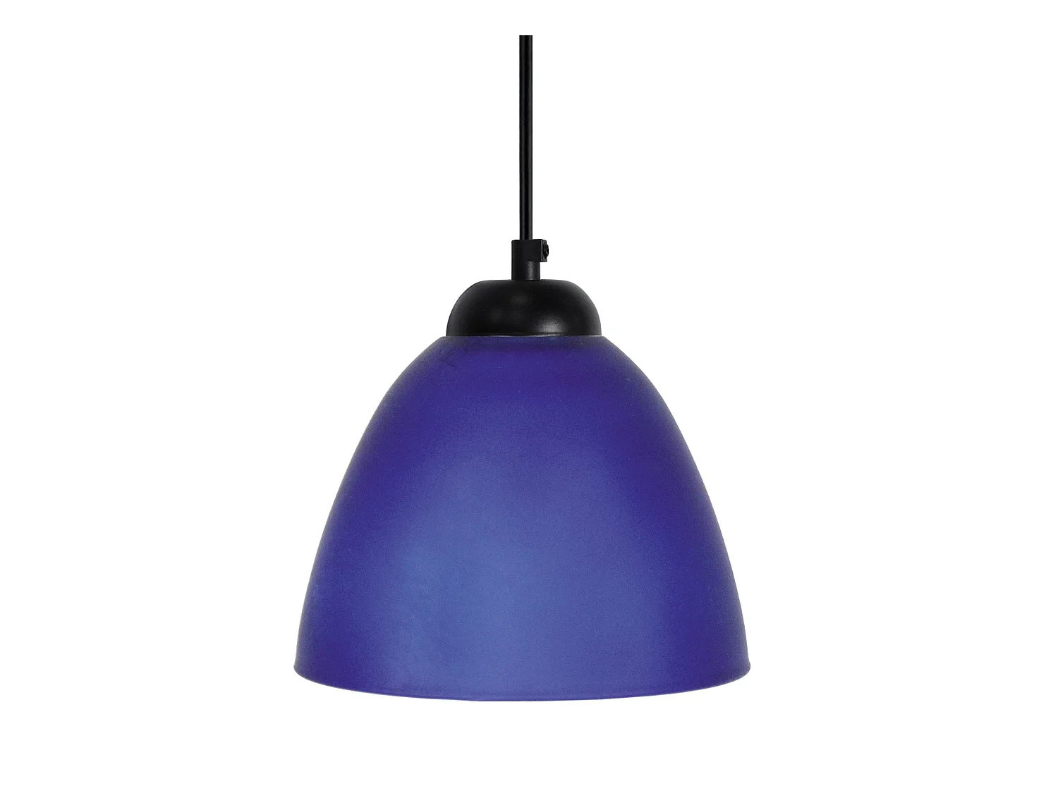PIREO - Suspension cloche verre bleu