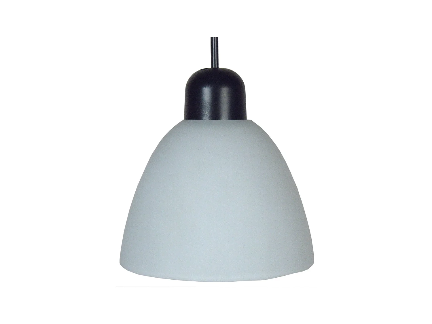 Suspensão TOSEL  CLOCHE A metal cúpula vermelho D31 x  H90  cm
