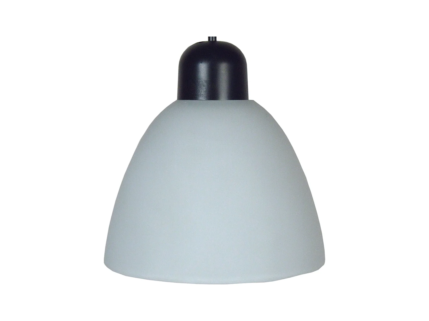 Suspensão TOSEL  CLOCHE A metal cúpula vermelho D31 x  H90  cm