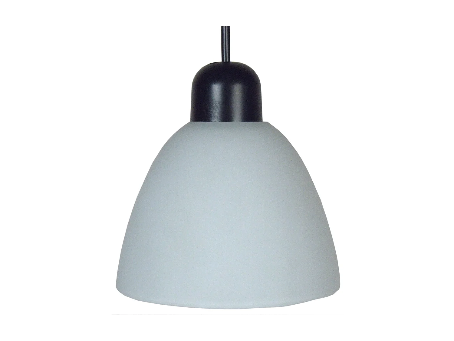 Suspension TOSEL ,verre,Blanc ,H80xD13xP13cm