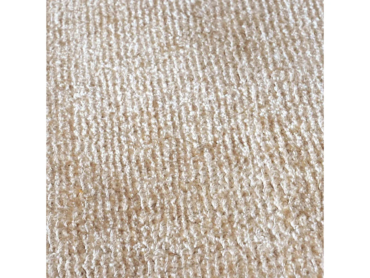 tapis chambre 170x240 fait à la main en viscose beige rectangle motif uni NEO +