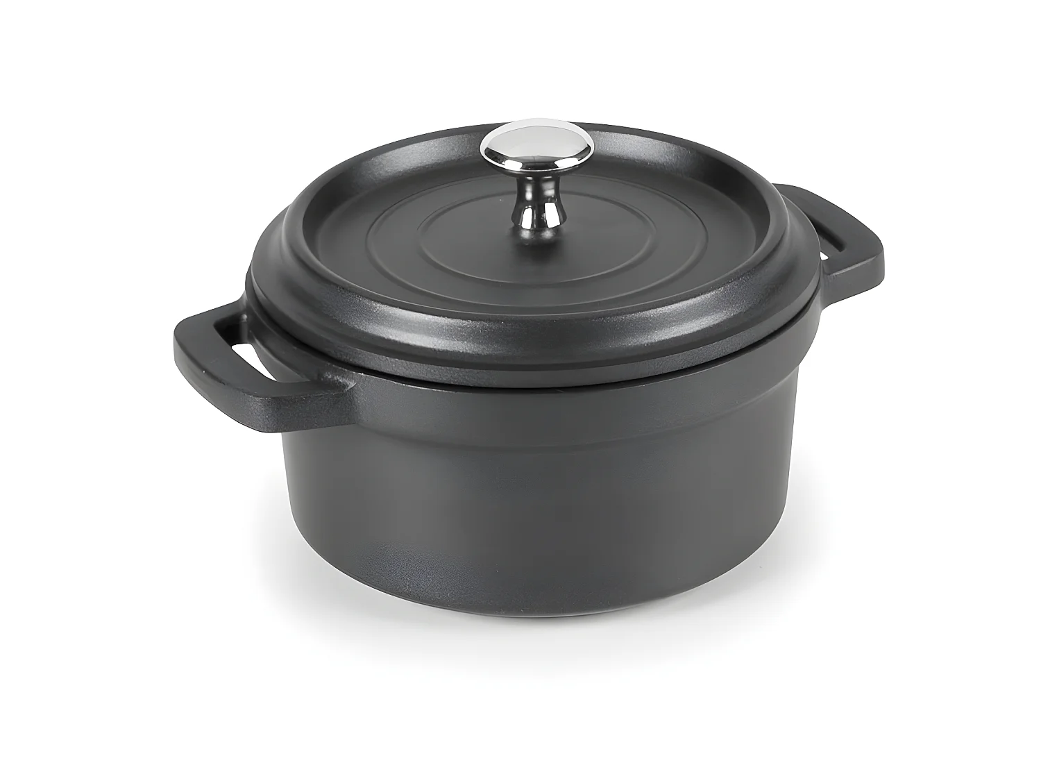 Cocotte 10 cm en fonte noir