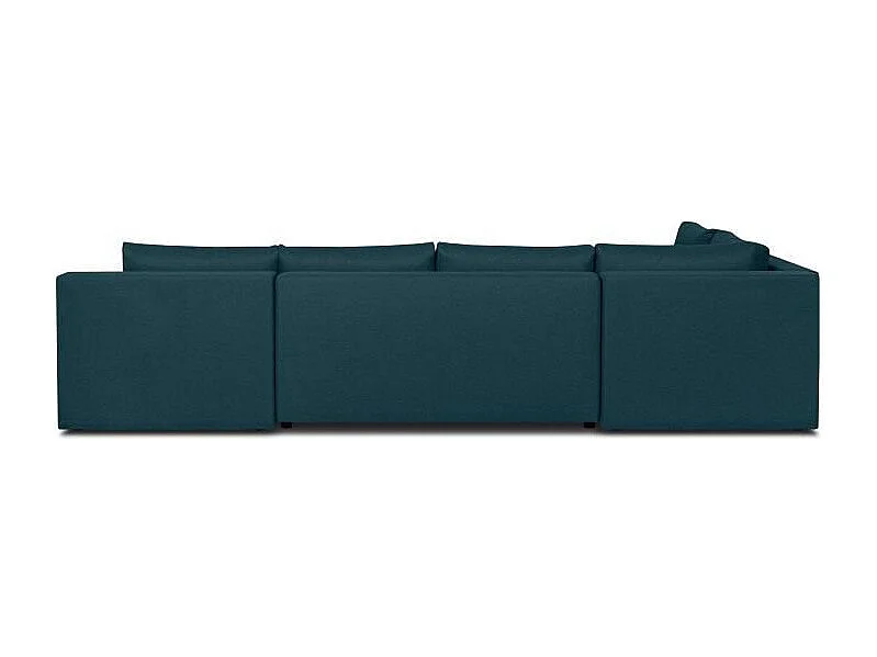 Panoramische Hoekslaapbank 7-zits Eendblauw - INDIAN