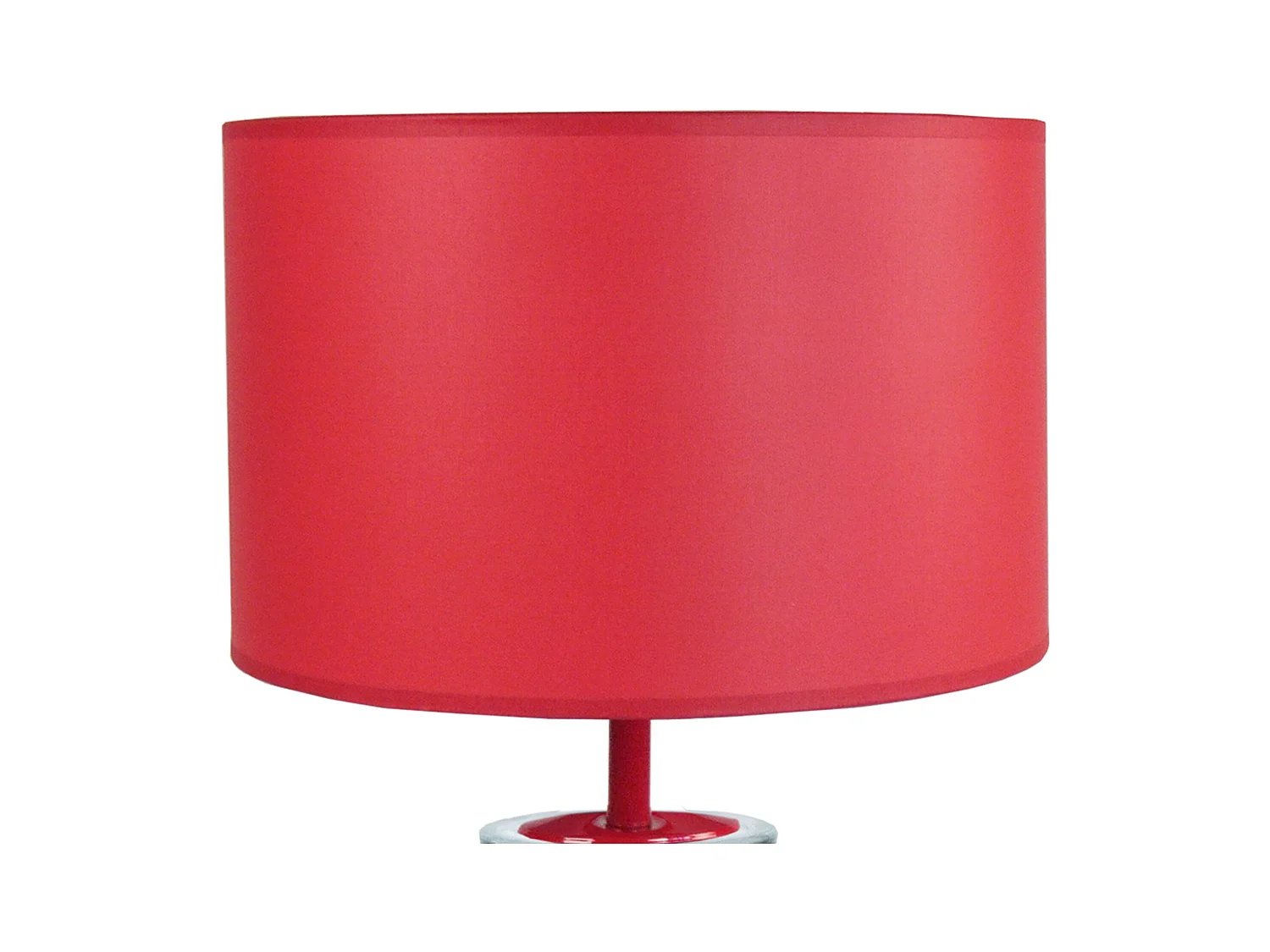 Candeeiro de mesa TOSEL STAR TREK metal cônico vermelho D30 x  H35  cm