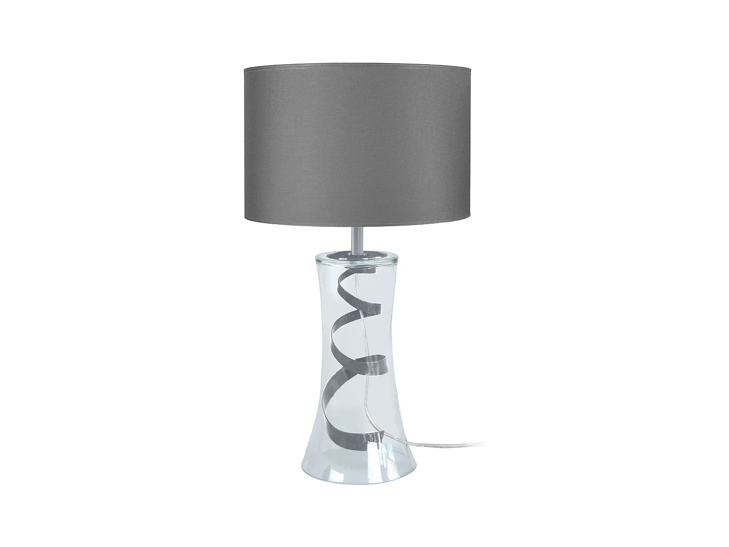 Candeeiro de mesa TOSEL GOTEBORG tecido tripé cone D35 x  H60  cm