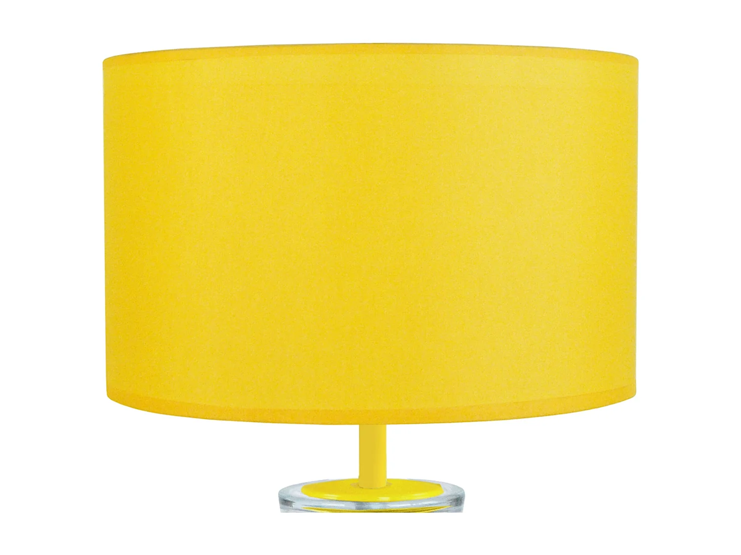 Lámpara de noche TOSEL ,vidrio,AMARILLO,A30xD25xP25cm