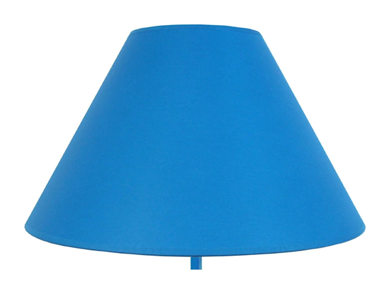Lampe a Poser TOSEL ,métal,Bleu, H 57xD35xP35cm
