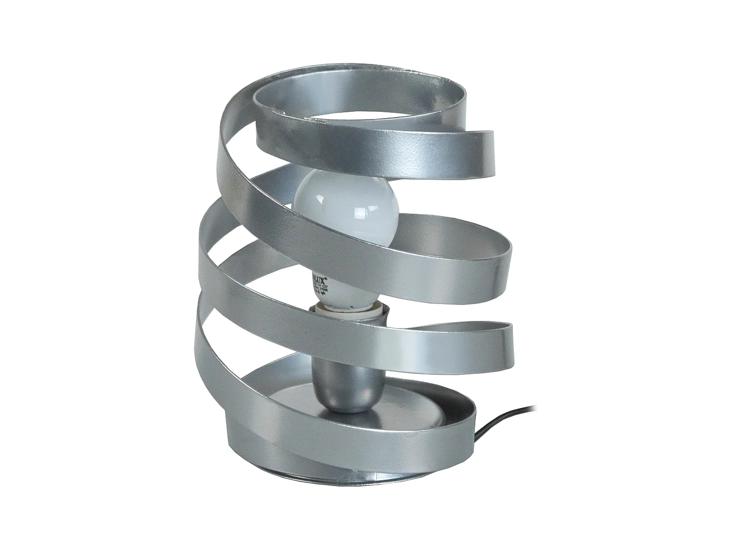 Abajur TOSEL EVRY tecido coluna cinza D22 x  H62  cm