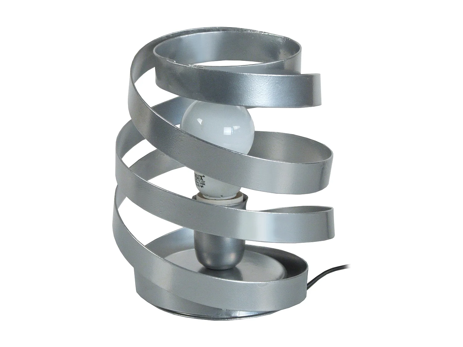 Lámpara de Mesa  TOSEL ,metal,Aluminio ,A22xD18xP18cm