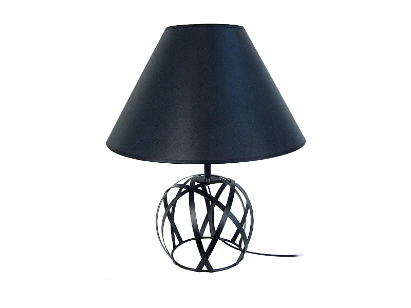 Candeeiro de mesa TOSEL LYS metal certo roxo D30 x  H58  cm