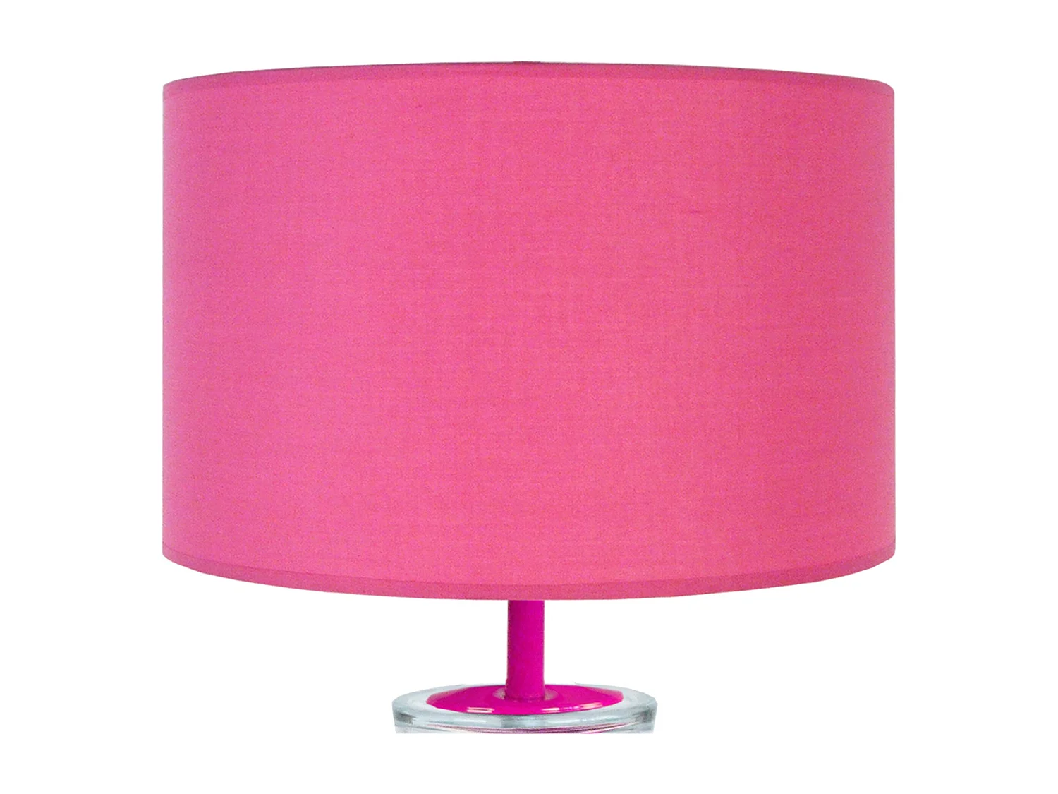 Lámpara de noche TOSEL ,vidrio,Rosa ,A30xD25xP25cm