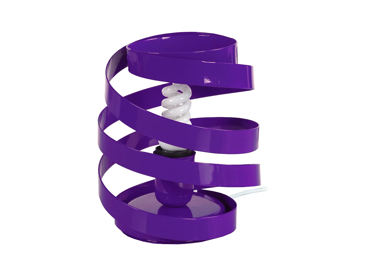 Abajur TOSEL EVRY tecido coluna bege D22 x  H62  cm