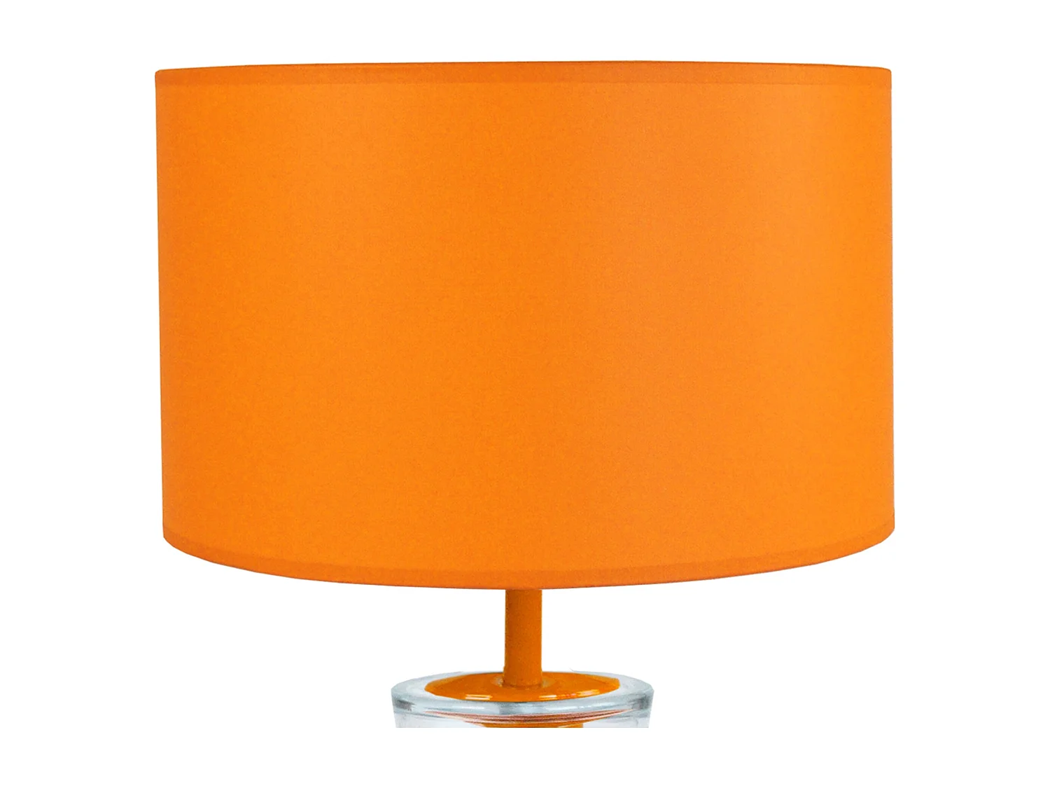 Lámpara de noche TOSEL ,vidrio,Naranja,A53xD35xP35cm