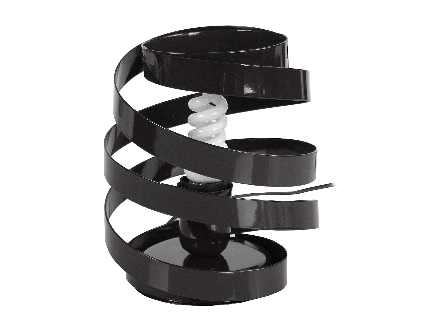 Lámpara de Mesa  TOSEL ,metal,Negro ,A84xD35xP35cm