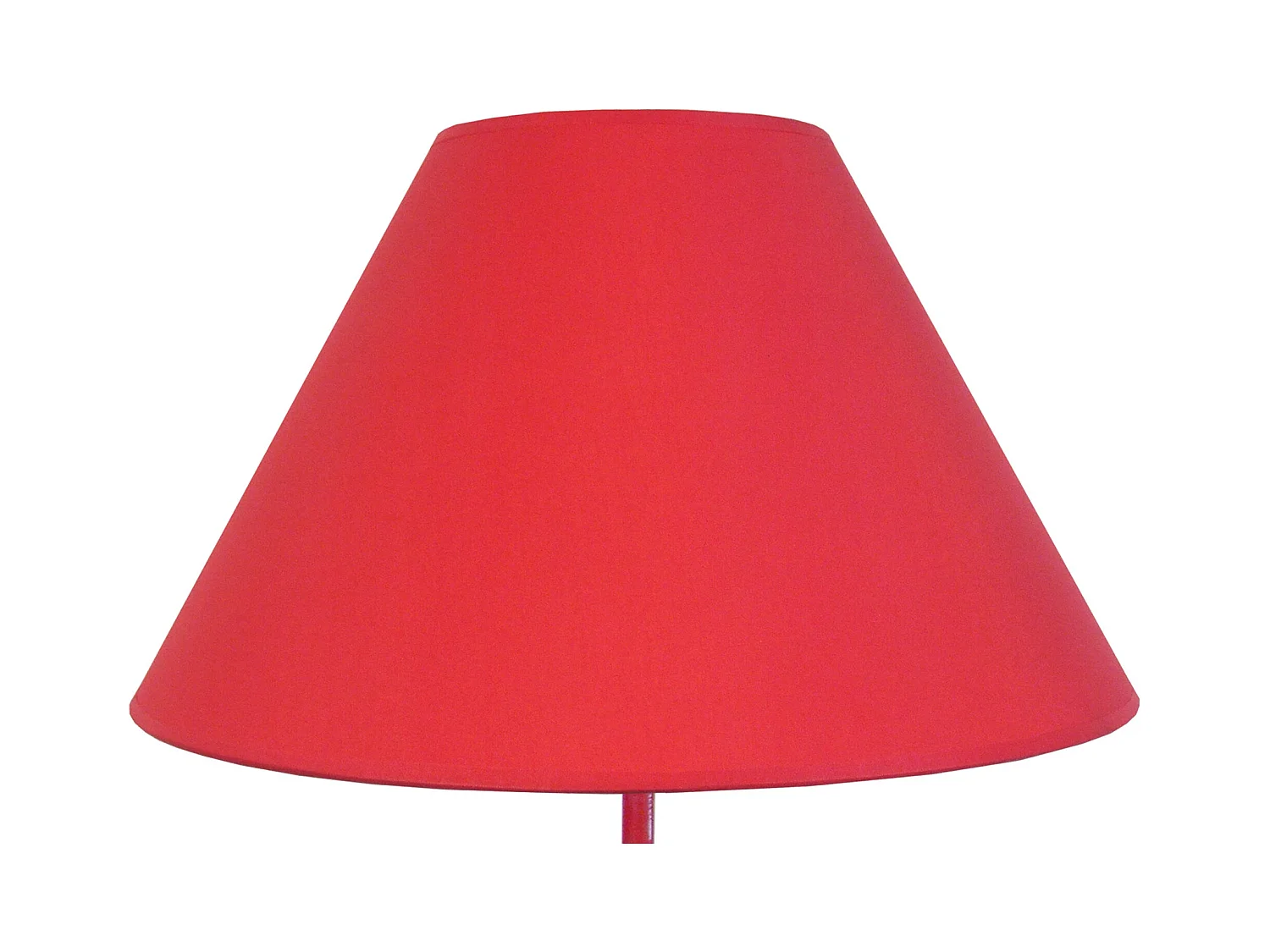 Lámpara de Mesa  TOSEL ,metal,Rojo,A 57xD35x P 35cm