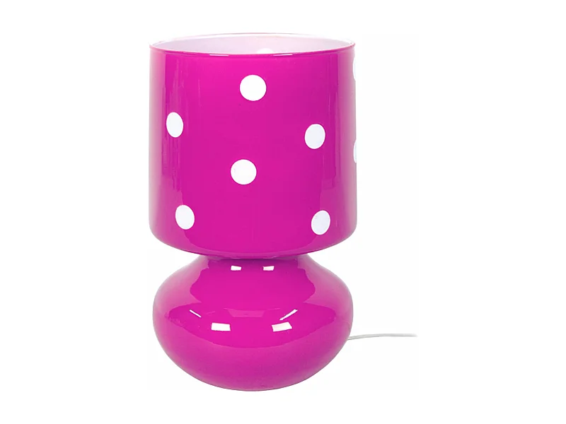 Abajur TOSEL ETOILES metal quadrado malva D14 x  H27  cm