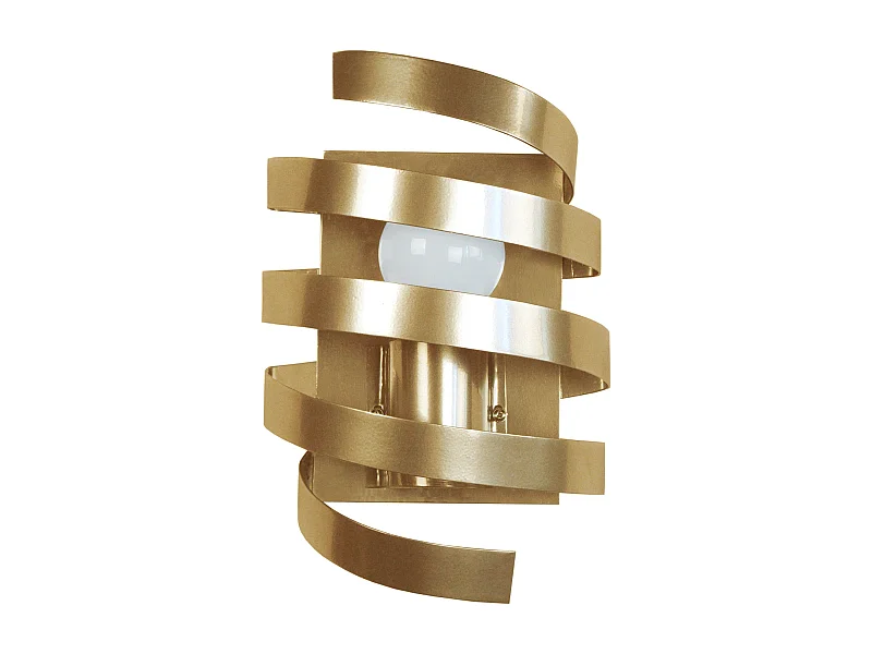 Applique TOSEL ,métal,Doré ,H9,5xD27xP17cm