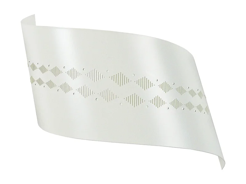 Applique TOSEL ,métal,Blanc  ,H 10xD16x P 25cm