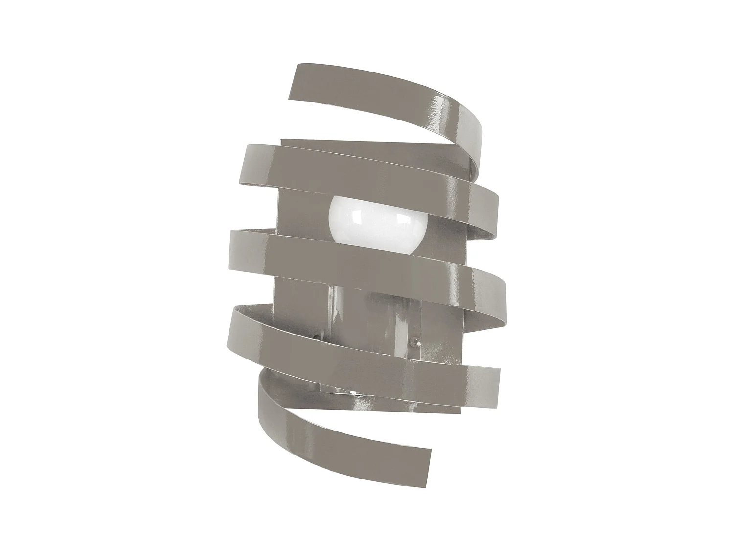 Aplique TOSEL ,metal,Gris ,A 9,5x D27xP17cm