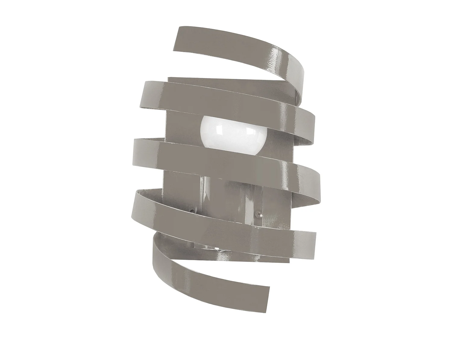 Aplique TOSEL ,metal,Gris ,A 9,5x D27xP17cm