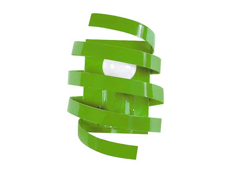 Aplique TOSEL ,metal,Verde,A9,5xD27xP17cm